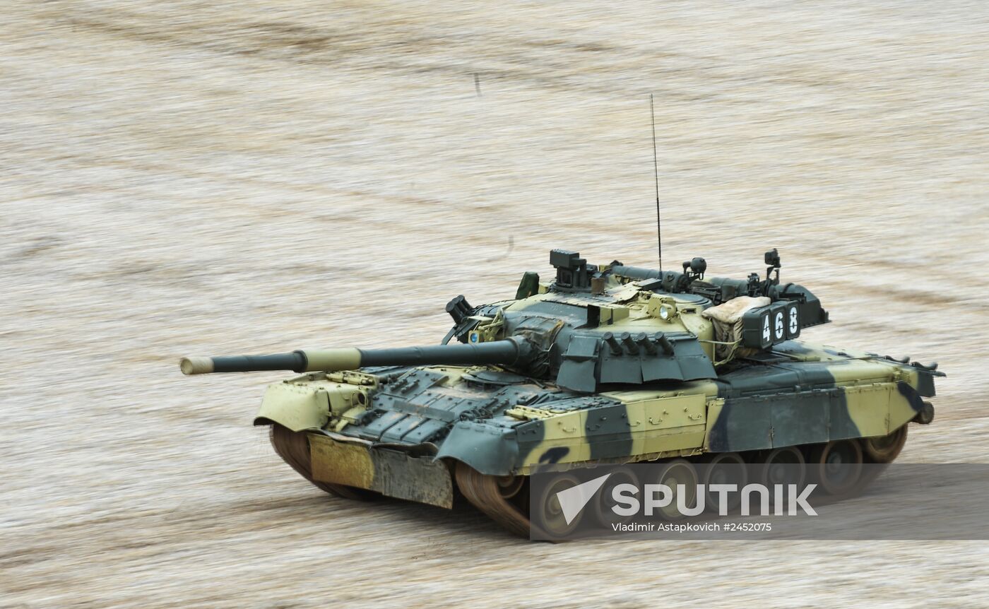 All-Armenian stage of Tank Biathlon 2014 competition