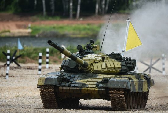 All-army stage of Tank Biathlon 2014 competition