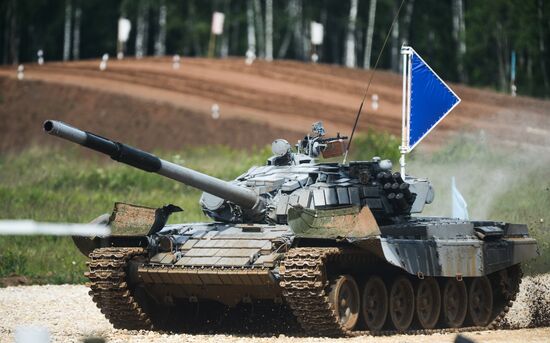All-army stage of Tank Biathlon 2014 competition