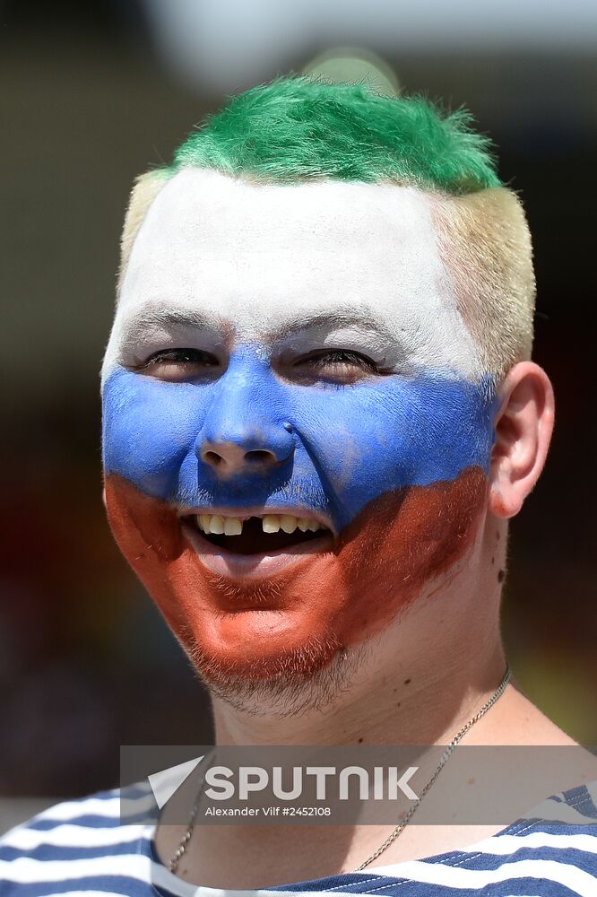 2014 FIFA World Cup. Belgium vs. Russia
