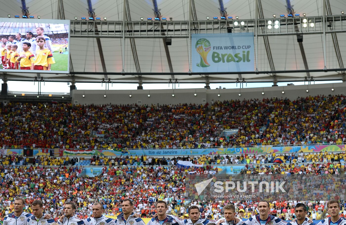 2014 FIFA World Cup. Belgium vs. Russia