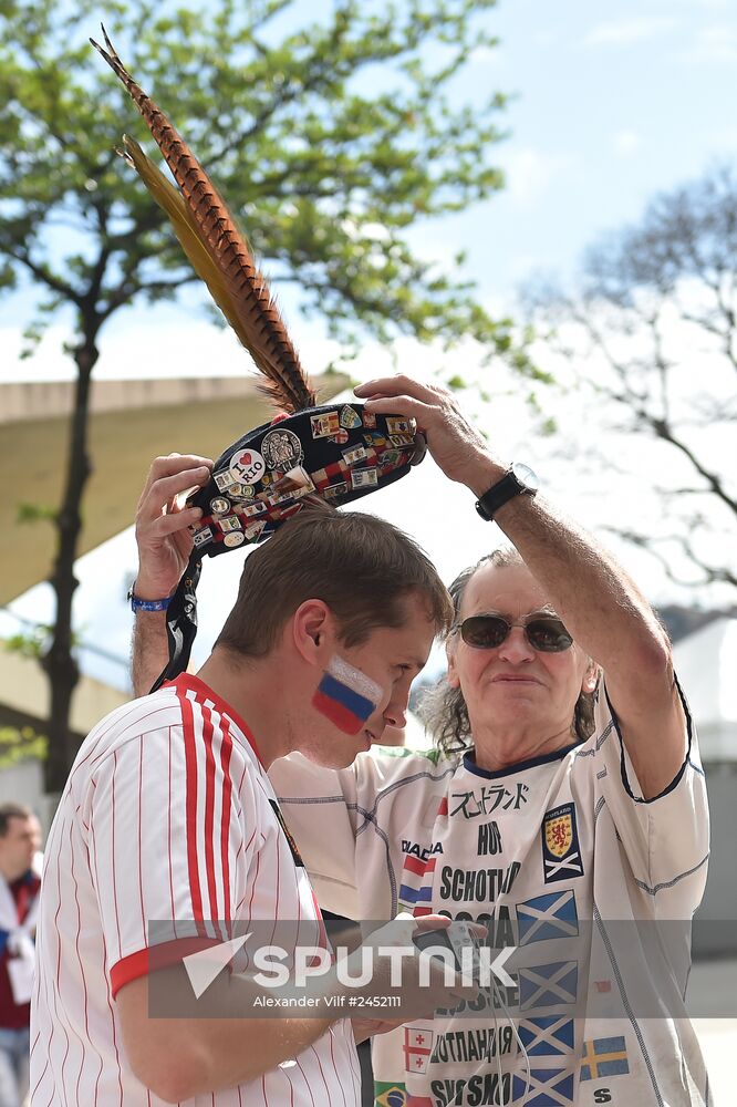 2014 FIFA World Cup. Belgium vs. Russia