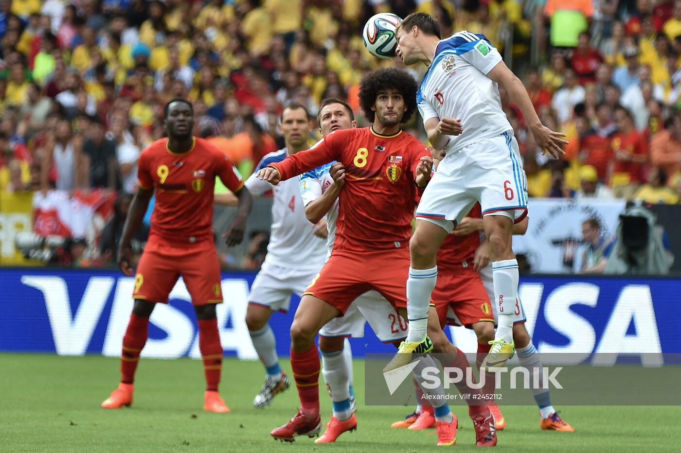 2014 FIFA World Cup. Belgium vs. Russia