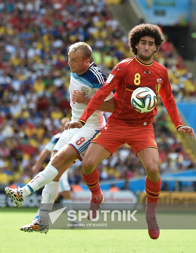 2014 FIFA World Cup. Belgium vs. Russia