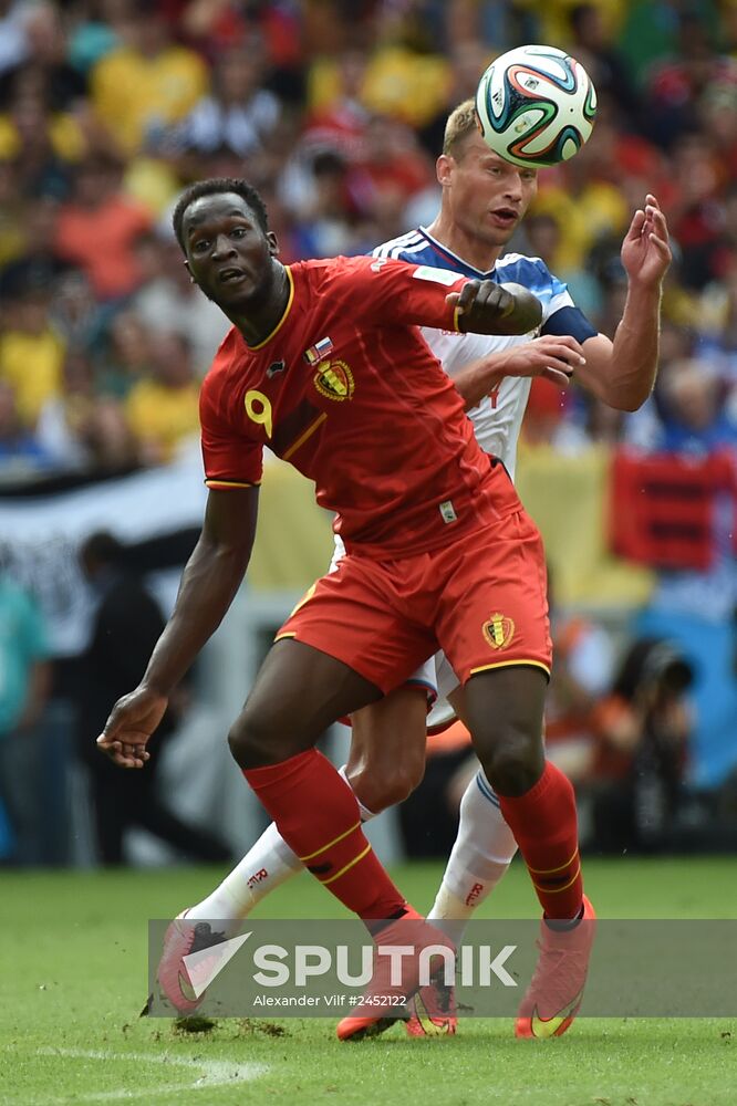 2014 FIFA World Cup. Belgium vs. Russia