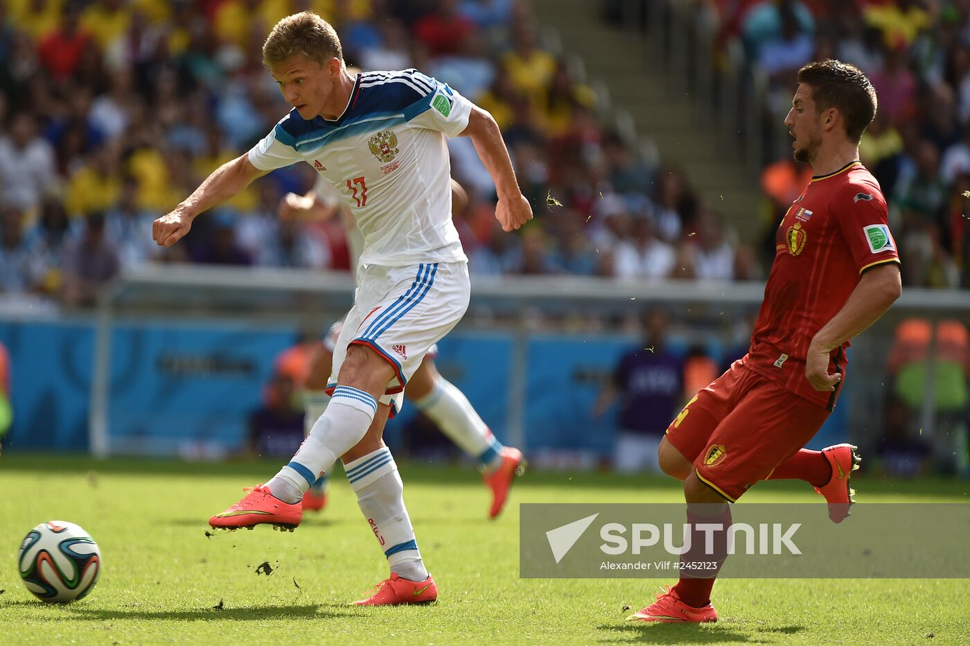 2014 FIFA World Cup. Belgium vs. Russia