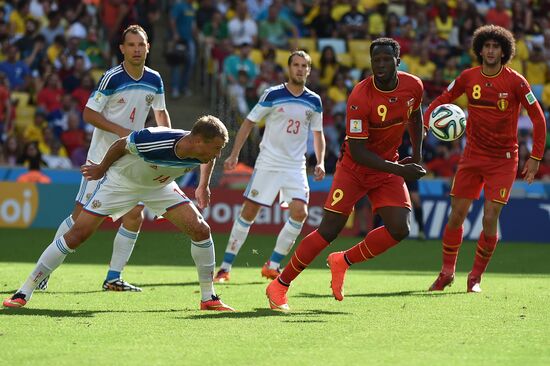 2014 FIFA World Cup. Belgium vs. Russia