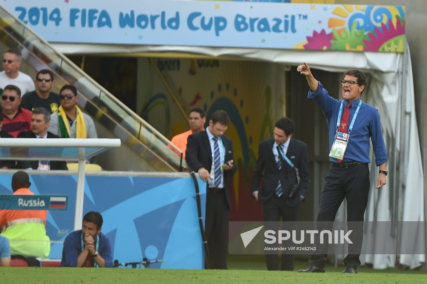 2014 FIFA World Cup. Belgium vs. Russia