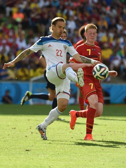 2014 FIFA World Cup. Belgium vs. Russia