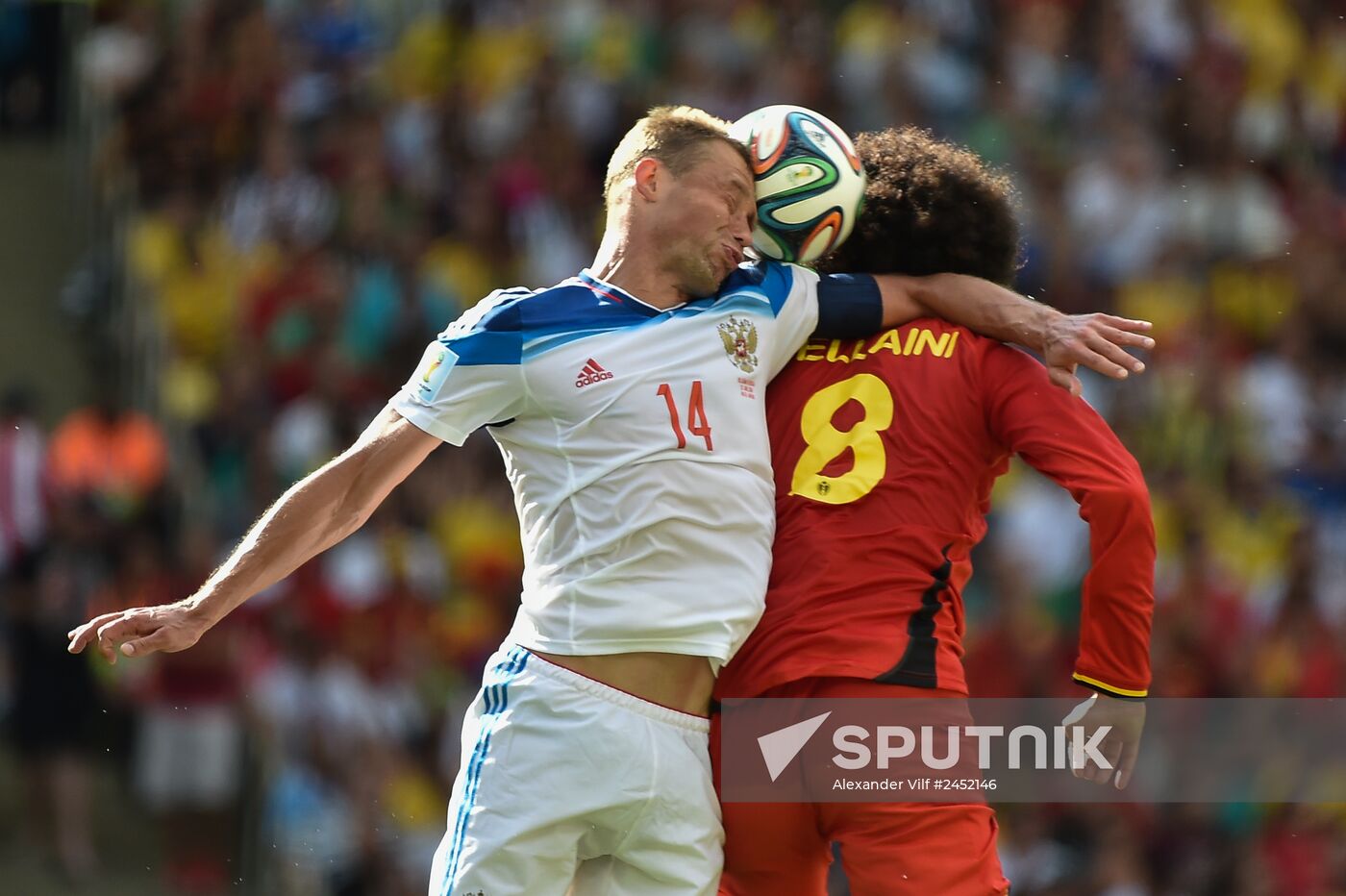 2014 FIFA World Cup. Belgium vs. Russia