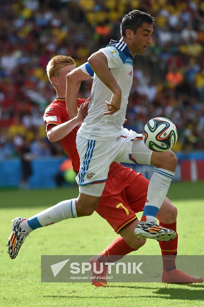 2014 FIFA World Cup. Belgium vs. Russia