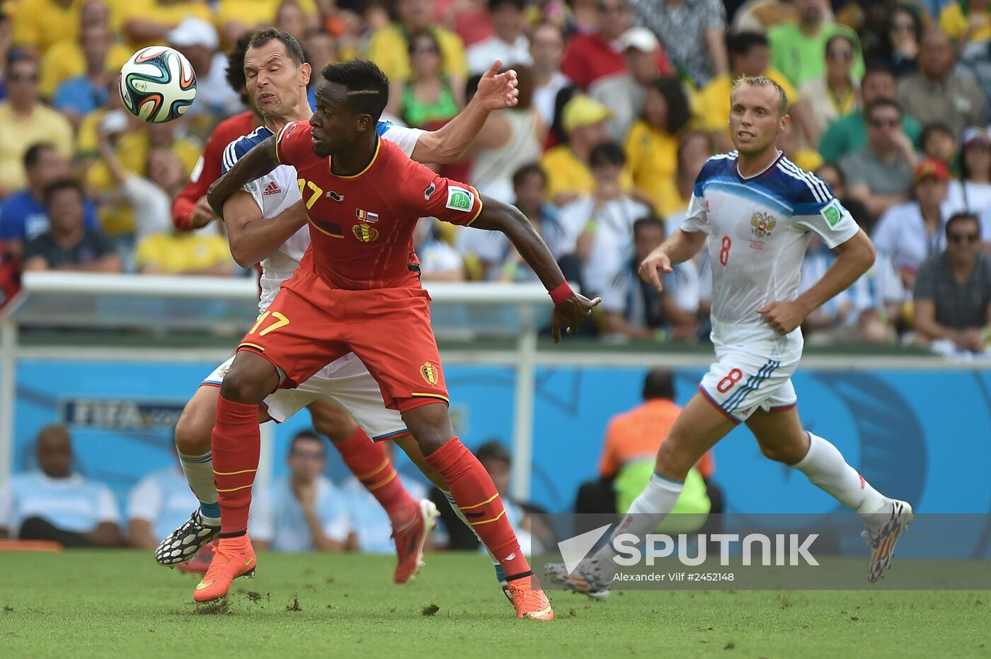 2014 FIFA World Cup. Belgium vs. Russia