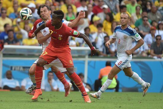 2014 FIFA World Cup. Belgium vs. Russia