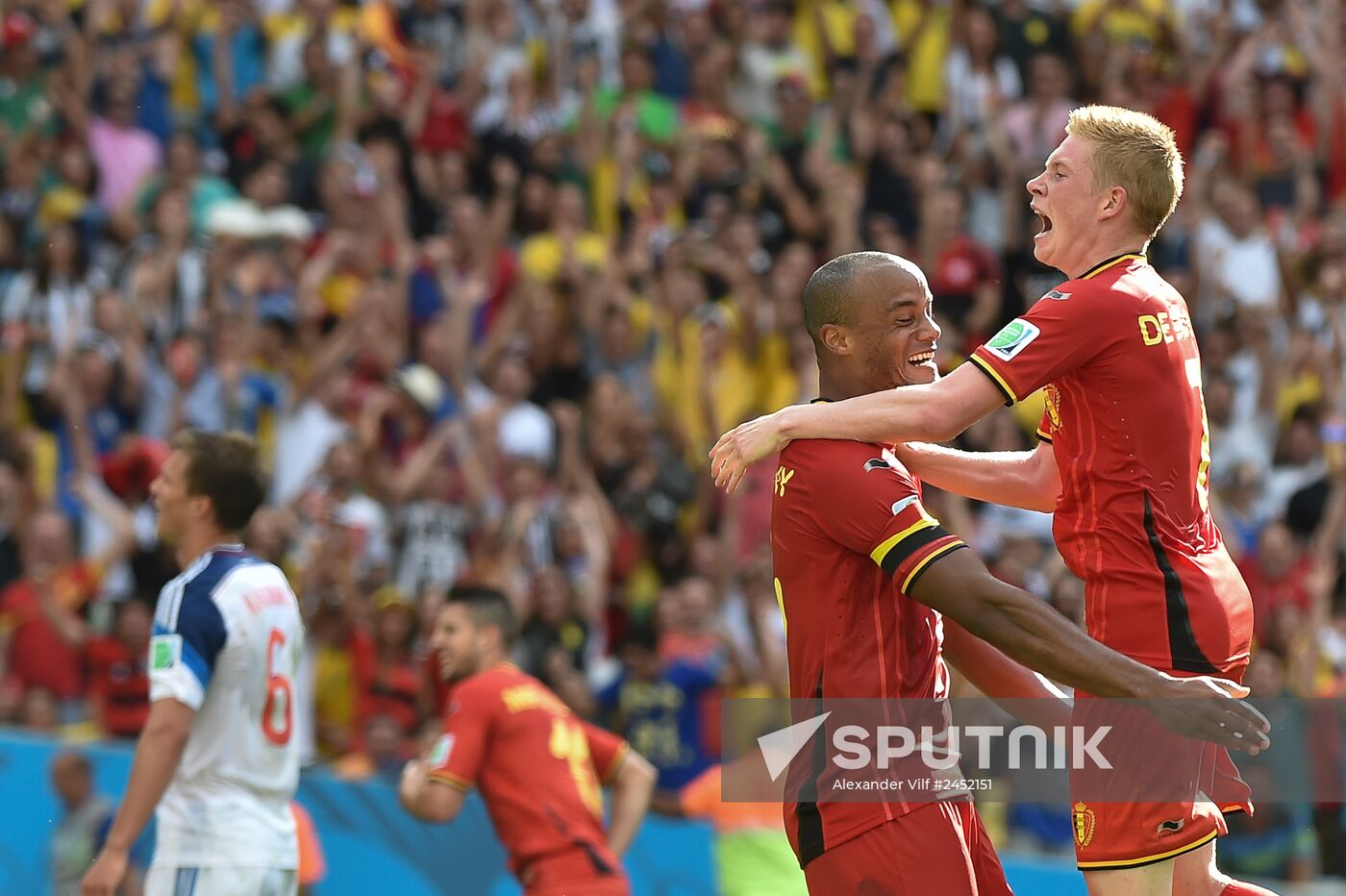 2014 FIFA World Cup. Belgium vs. Russia