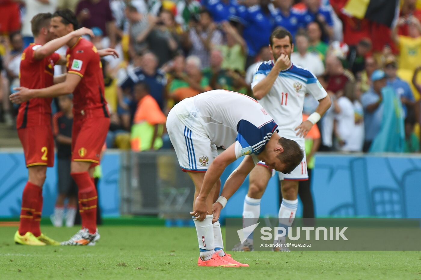 2014 FIFA World Cup. Belgium vs. Russia