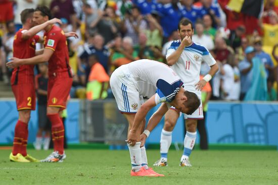 2014 FIFA World Cup. Belgium vs. Russia