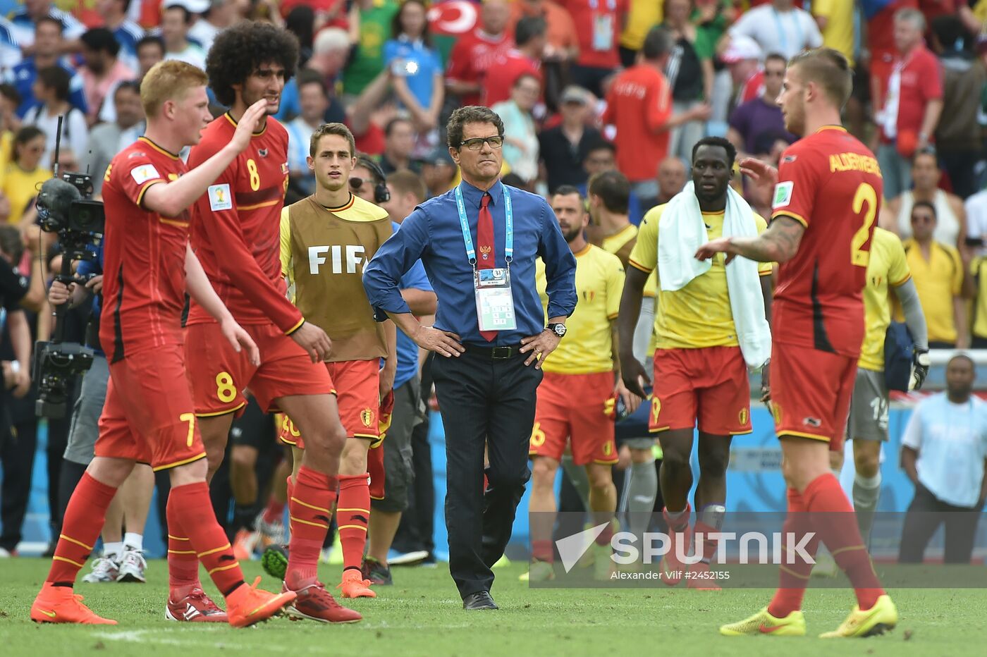 2014 FIFA World Cup. Belgium vs. Russia