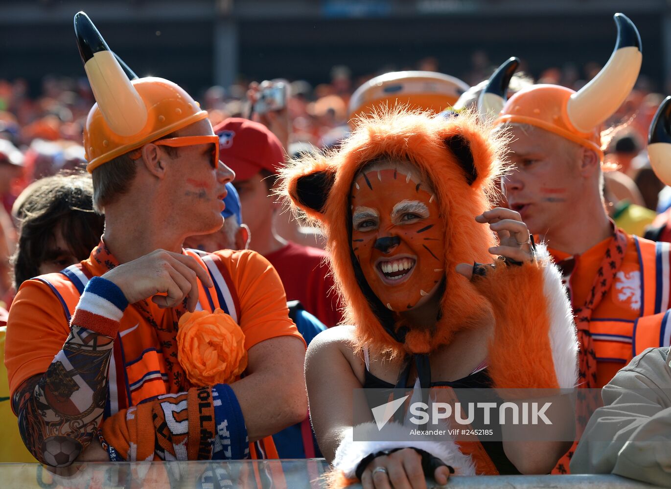 2014 FIFA World Cup. Netherlands vs. Chile