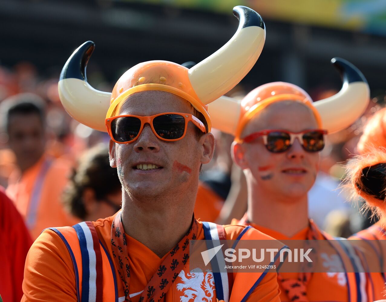 2014 FIFA World Cup. Netherlands vs. Chile