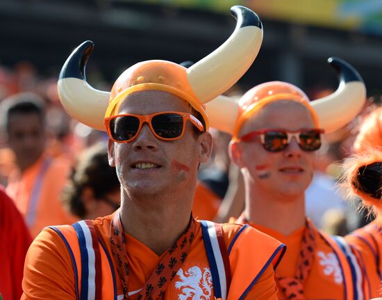 2014 FIFA World Cup. Netherlands vs. Chile