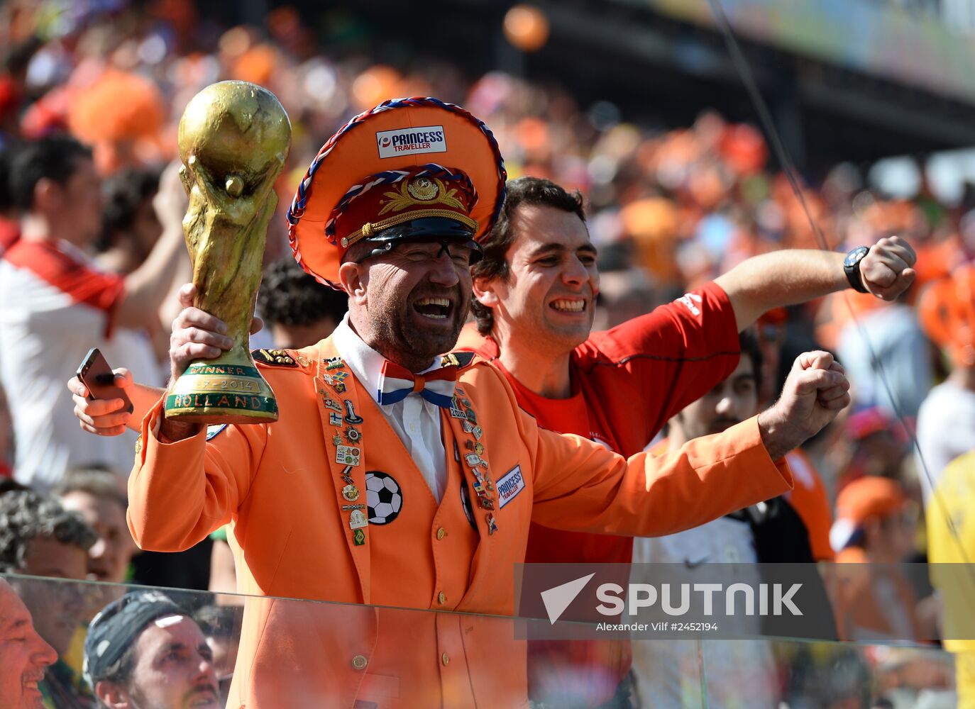 2014 FIFA World Cup. Netherlands vs. Chile