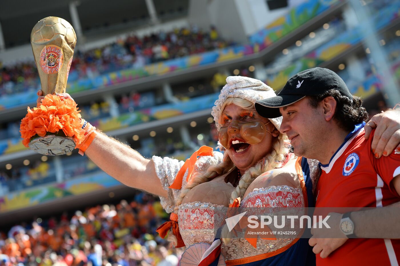 2014 FIFA World Cup. Netherlands vs. Chile