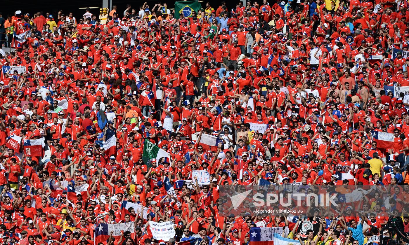 2014 FIFA World Cup. Netherlands vs. Chile