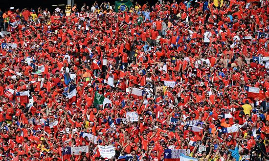 2014 FIFA World Cup. Netherlands vs. Chile