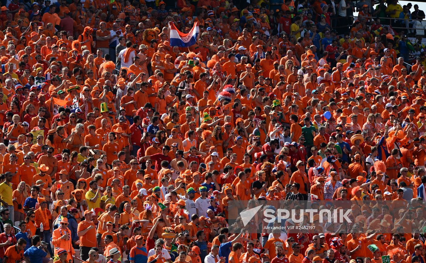 2014 FIFA World Cup. Netherlands vs. Chile