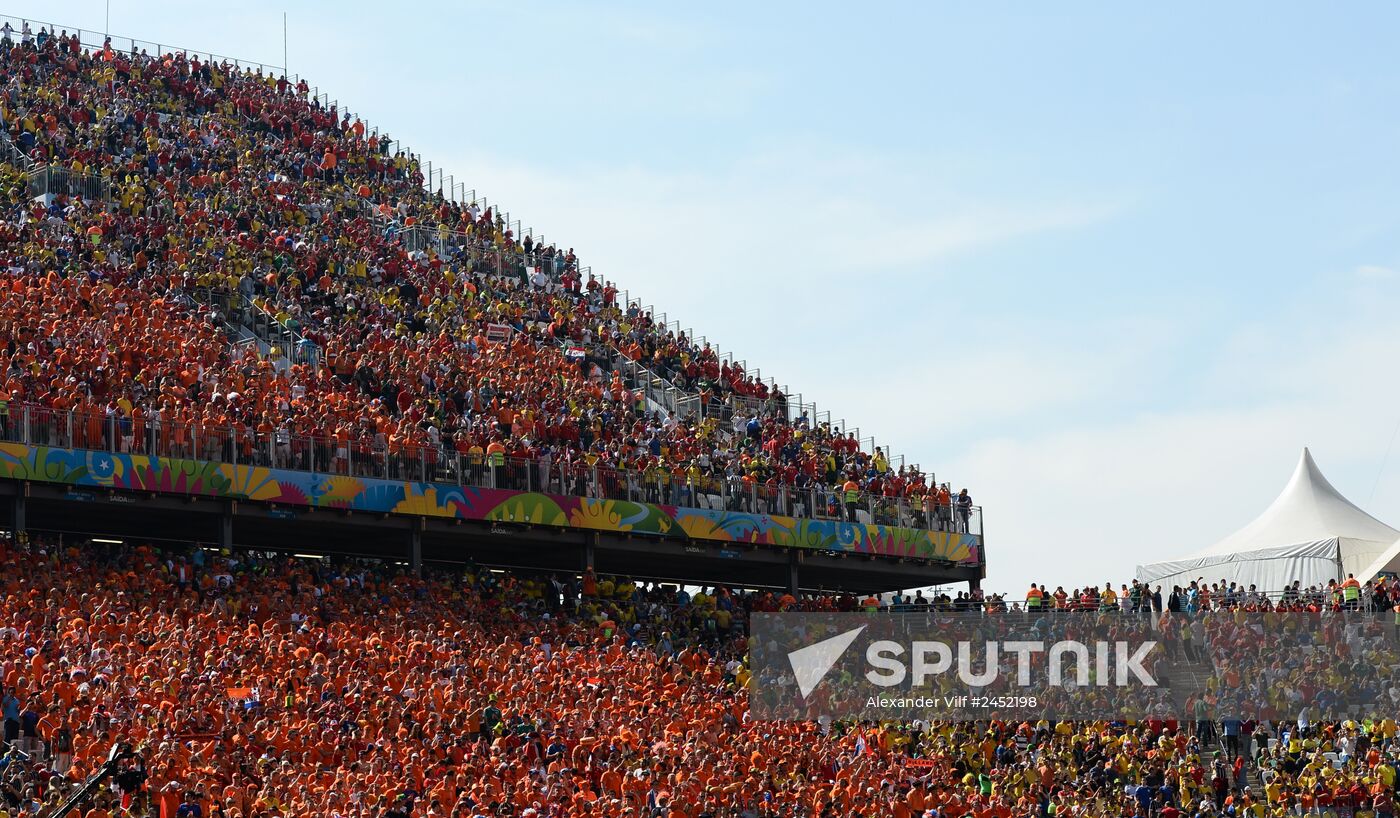 2014 FIFA World Cup. Netherlands vs. Chile
