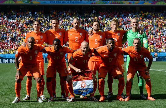 2014 FIFA World Cup. Netherlands vs. Chile
