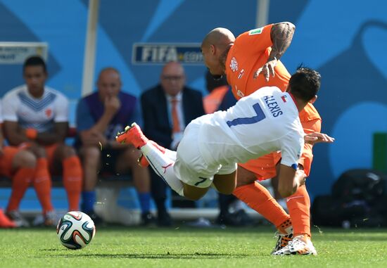 FIFA World Cup 2014. Netherlands vs. Chile