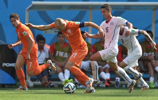 FIFA World Cup 2014. Netherlands vs. Chile