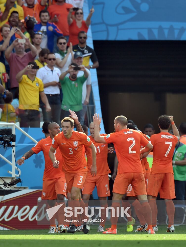 FIFA World Cup 2014. Netherlands vs. Chile