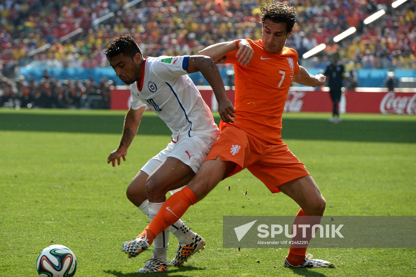FIFA World Cup 2014. Netherlands vs. Chile
