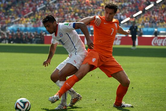 FIFA World Cup 2014. Netherlands vs. Chile