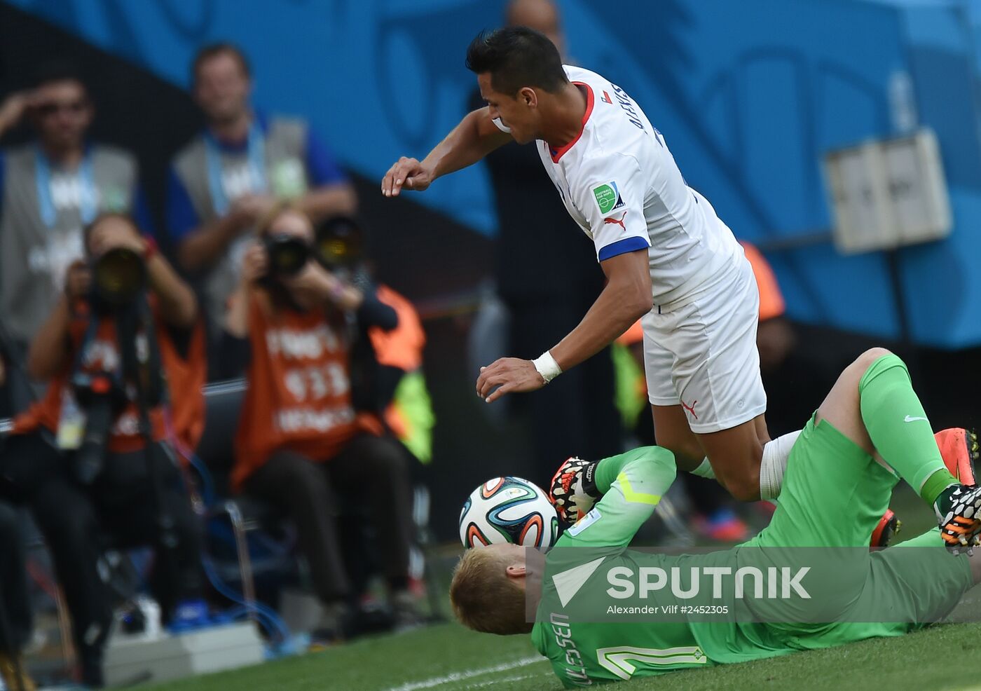 FIFA World Cup 2014. Netherlands vs. Chile