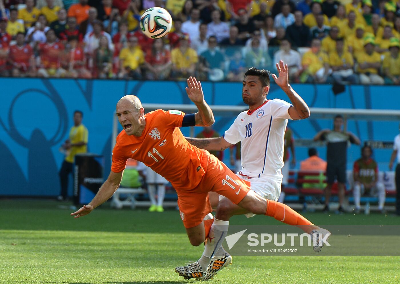 FIFA World Cup 2014. Netherlands vs. Chile