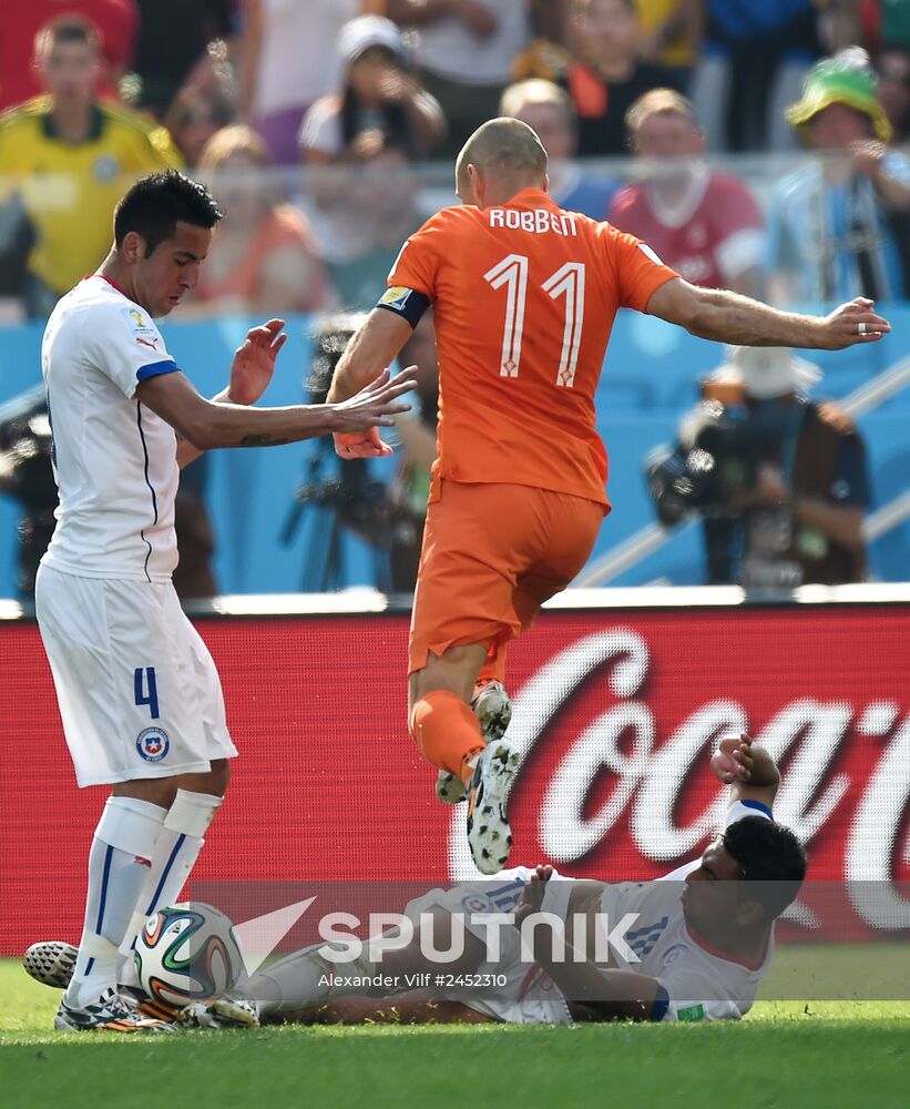 FIFA World Cup 2014. Netherlands vs. Chile