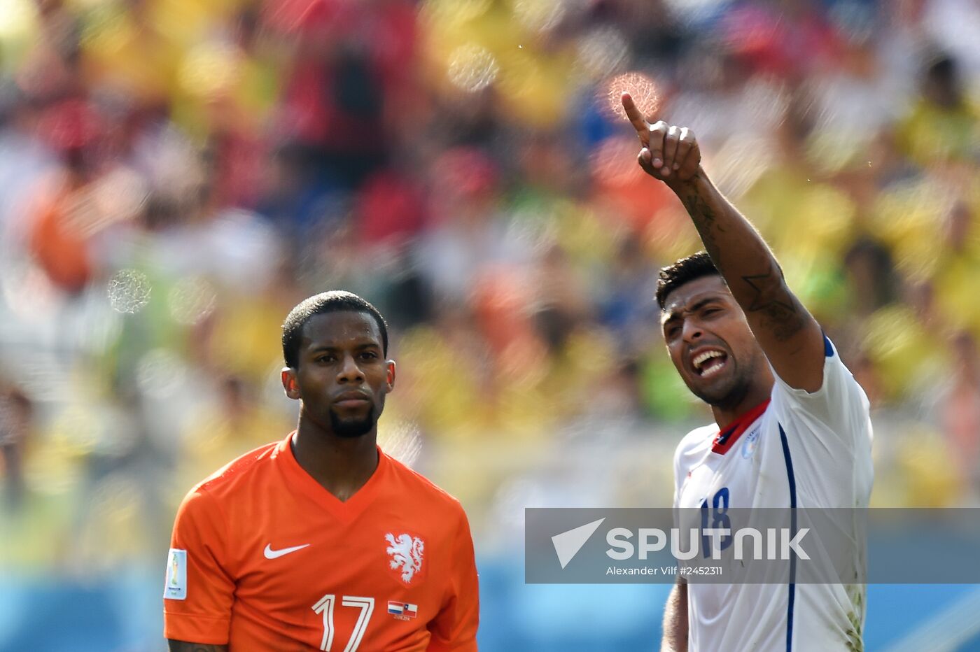FIFA World Cup 2014. Netherlands vs. Chile
