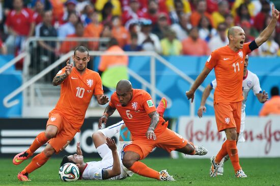 FIFA World Cup 2014. Netherlands vs. Chile