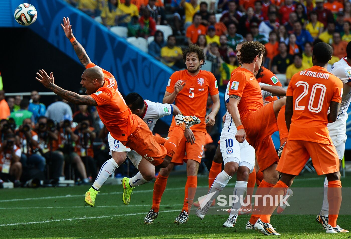 FIFA World Cup 2014. Netherlands vs. Chile