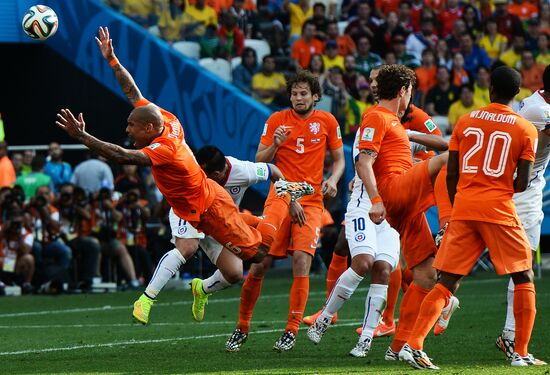 FIFA World Cup 2014. Netherlands vs. Chile
