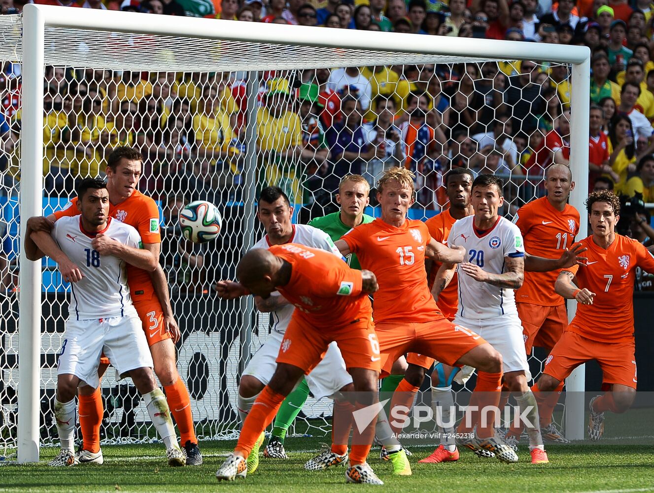 FIFA World Cup 2014. Netherlands vs. Chile