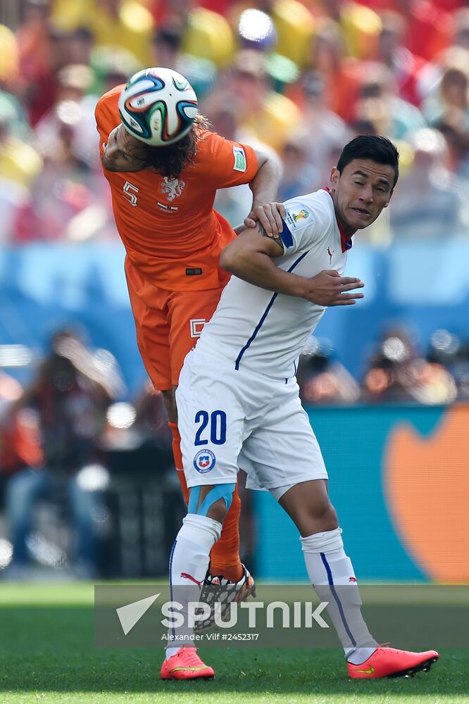 FIFA World Cup 2014. Netherlands vs. Chile