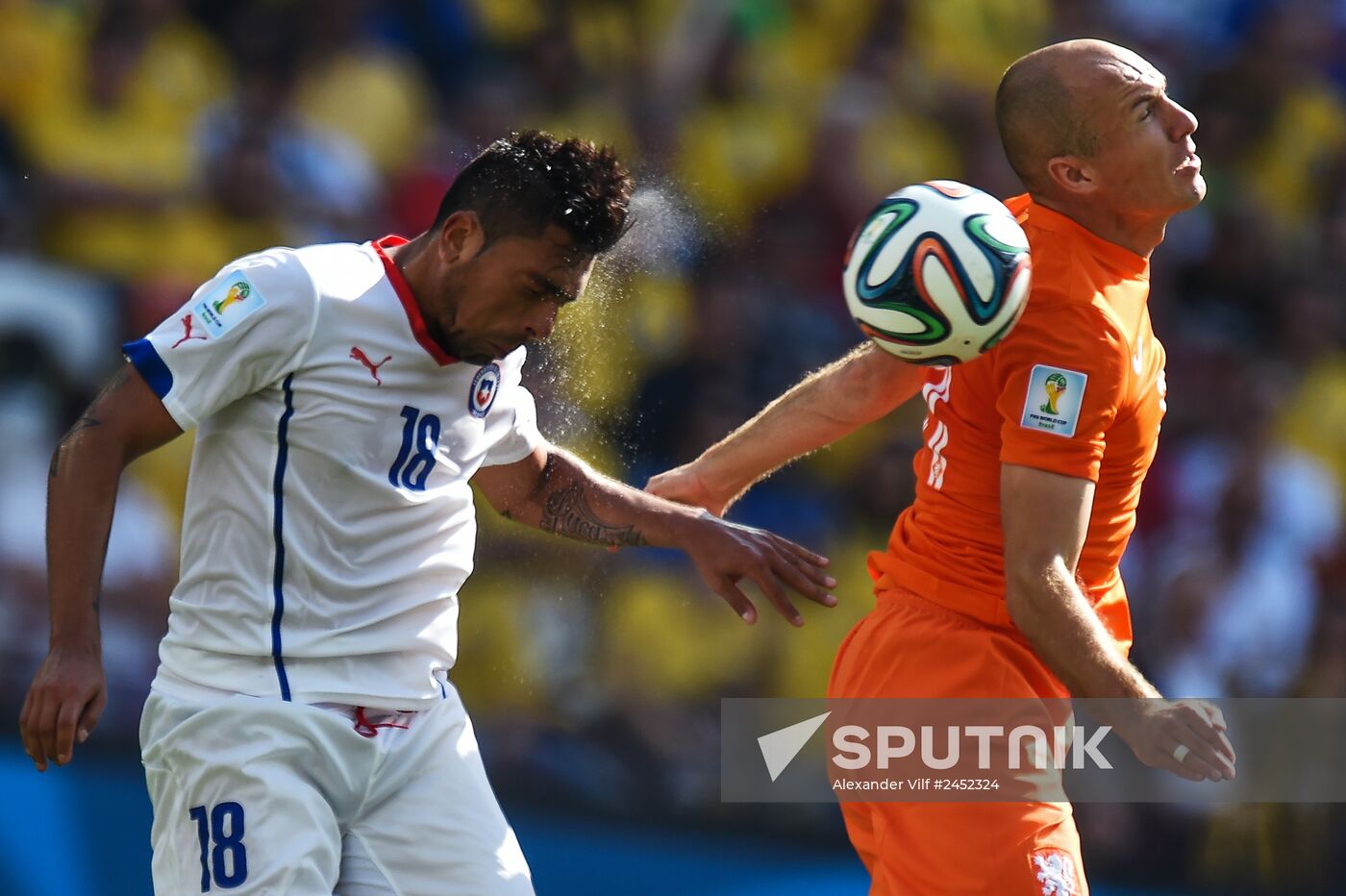 FIFA World Cup 2014. Netherlands vs. Chile
