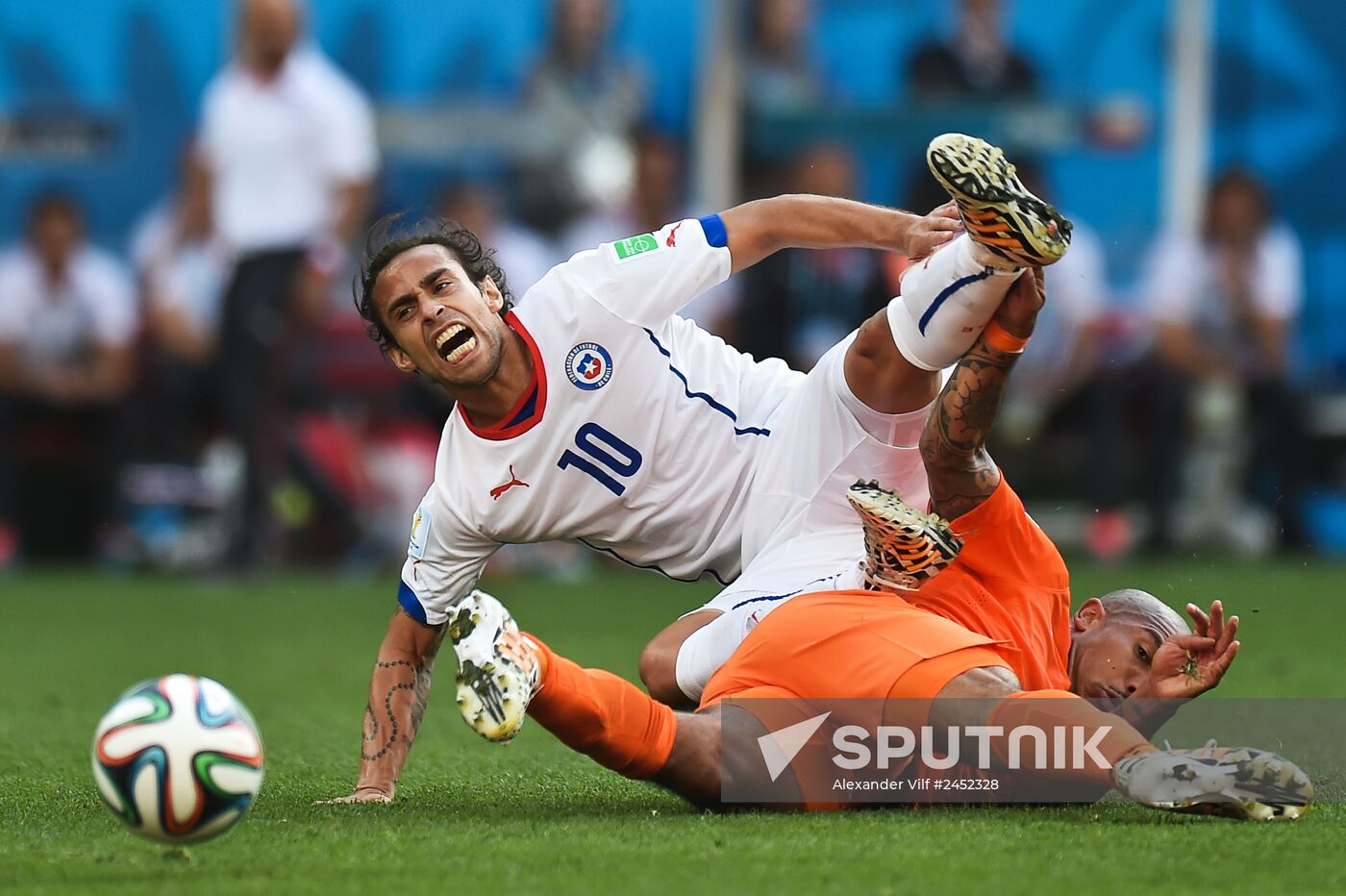FIFA World Cup 2014. Netherlands vs. Chile