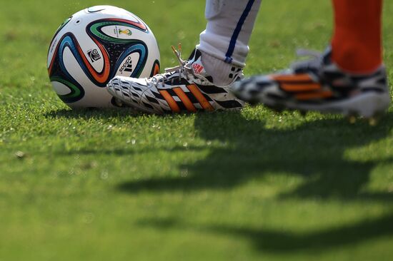 Football. 2014 FIFA World Cup. Netherlands vs. Chile