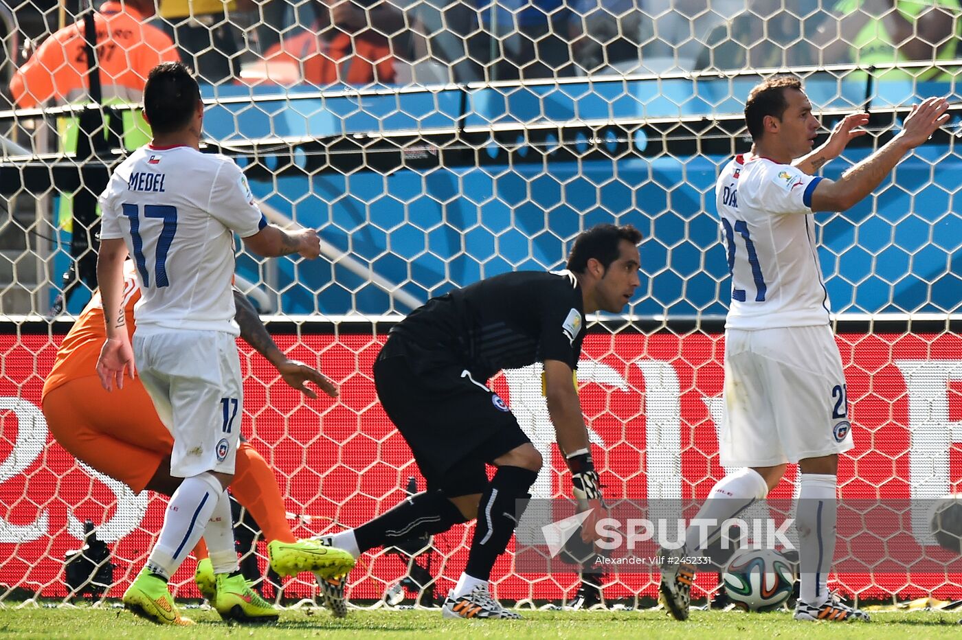 FIFA World Cup 2014. Netherlands vs. Chile