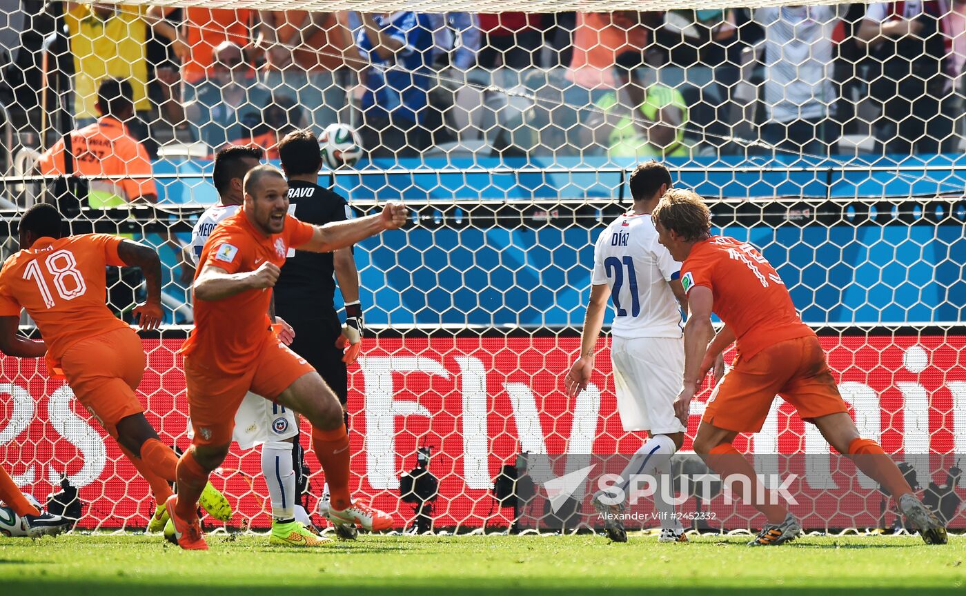 FIFA World Cup 2014. Netherlands vs. Chile